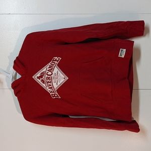 Beaver Canoe Unisex Red Hoodie